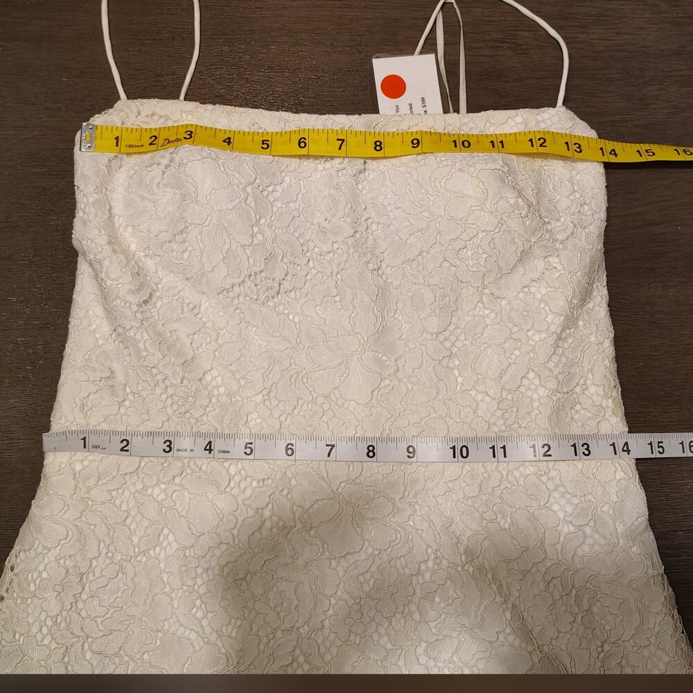 NEW Jenny Yoo Harley Dress Ivory Lace Boned Bodice Bridal Gown Size 8 - Picture 8 of 16